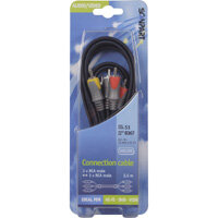 aansluitkabel 3tulp(M)-(M) 2.5m