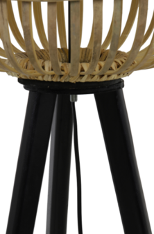 Light&amp;Living vloerlamp &Oslash;40x140 cm ALIFIA bamboe+webbing naturel