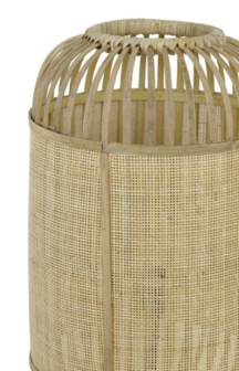 Light&amp;Living vloerlamp &Oslash;40x140 cm ALIFIA bamboe+webbing naturel