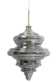 Light &amp; Living hanglamp &Oslash;35x50 cm RIVNE glas smoke
