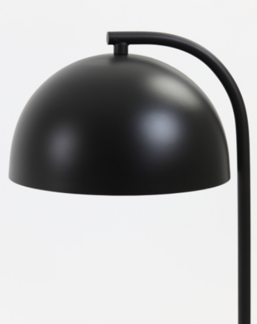 Bureaulamp 24x20x43 cm METTE mat zwart