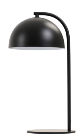 Bureaulamp 24x20x43 cm METTE mat zwart