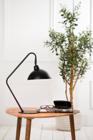 VT Wonen bureaulamp 36x22x50 cm ORION mat zwart