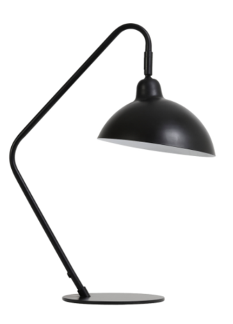 VT Wonen bureaulamp 36x22x50 cm ORION mat zwart