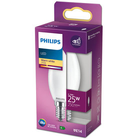 LED lamp E14 2,2W 250Lm kaars mat