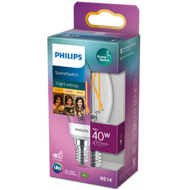 LED lamp E14 5W 470Lm kaars scene switch