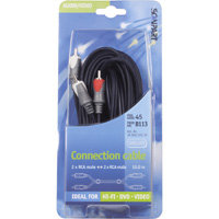 aansluitkabel 2tulp(M)-(M) 10m