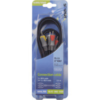 aansluitkabel 3tulp(M)-(M) 2.5m