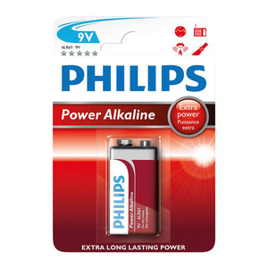 batterij Power Alkaline 9V 1 stuk