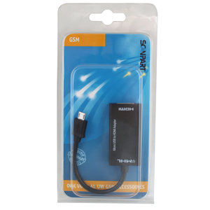 aansluitkabel MHL HDMI(F)-micro USB(M) 5-p