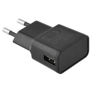 thuislader 1xUSB 2,0A zwart