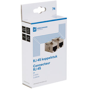 RJ45 koppelstuk CAT6A 2 stuks