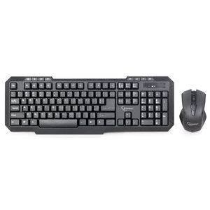 draadloos toetsenbord + optische muis 2,4Ghz zwart