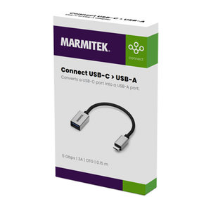 adapter kabel USB-C(M) - USB-A(F) 3.0 15cm OTG