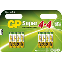 batterij Super Alkaline AAA 8 stuks