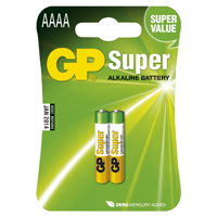 batterij Super Alkaline AAAA 2 stuks