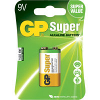 batterij Super Alkaline 9V