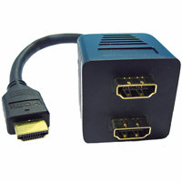 2-weg HDMI splitter kabel 0.2m