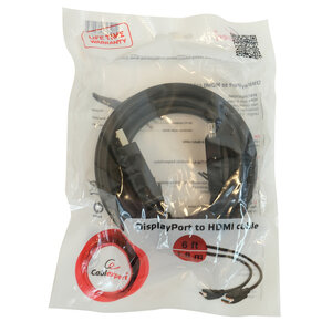 adapter kabel DisplayPort (M) - HDMI (M) 1,8m