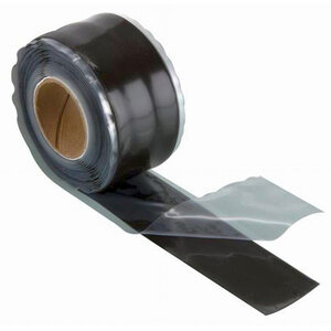 stretch & fuse tape 25mm 3m zwart