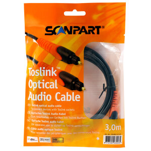 aansluitkabel Toslink(M)-(M) 3,0m