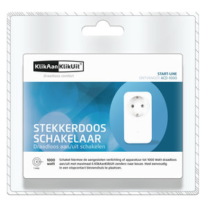 ontvanger stekkerdoos schakelaar 1000W