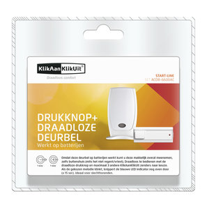 draadloze deurbel met draadloze drukknop