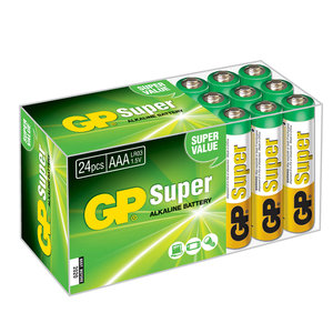 batterij Super Alkaline AAA 24 stuks