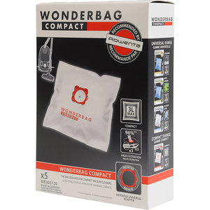 stofzuigerzak fleece (doos) Wonderbag Compact 5st.