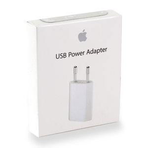 USB netvoeding adapter 1xUSB-A 5V-1A wit