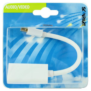 adapter kabel mini DisplayPort (M) - HDMI (F) 20cm