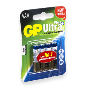 batterij Ultra+ Alkaline AAA 4 stuks