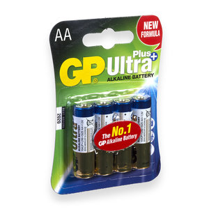 batterij Ultra+ Alkaline AA 4 stuks