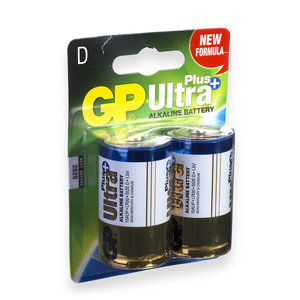batterij Ultra+ Alkaline D 2 stuks