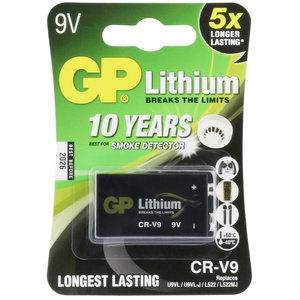 batterij 9V lithium