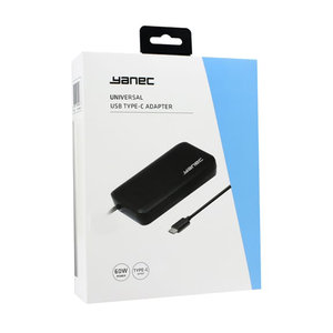 universele USB-C adapter 60W zwart